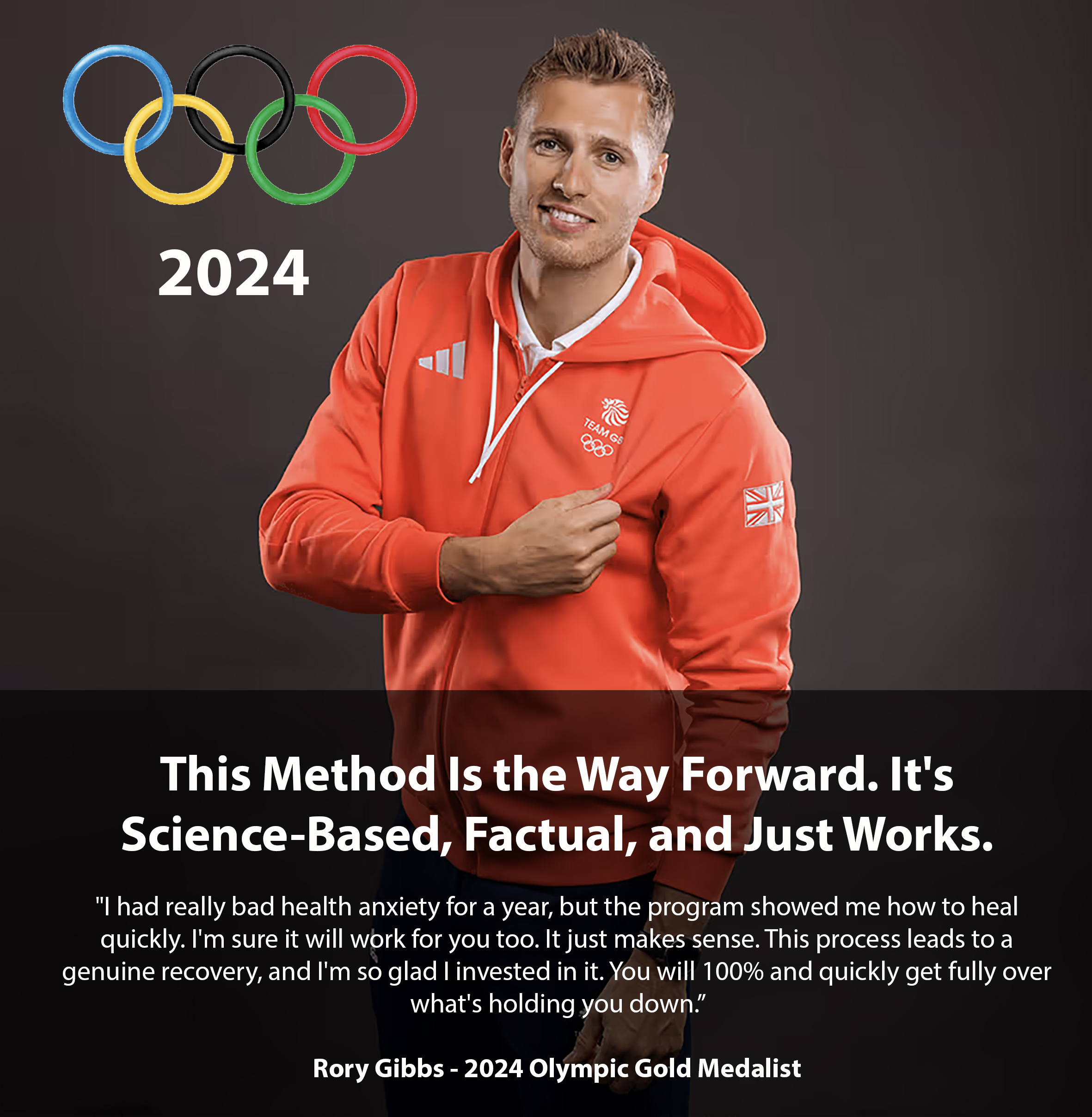 Rory Gibbs, 2024 Olympic Gold Medalist — endorsing The Linden Method